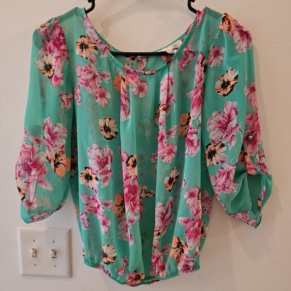 A'gaci womens blouse sz sm